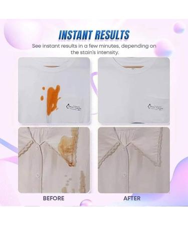 Bioswipe Activated Enzyme Laundry Stain Remover Enzyme Cleaner Clothing Stain Remover Garment Stubborn Stain Cleaner Oil Remover for Laundry Fast Stain Remover 1pc - Buy Online on GoSupps.com