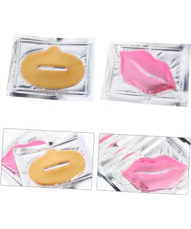 20Pcs Exfoliating Lip Mask Lip Membrane Gel Moisturizing Lip Mask Natural Face Mask Lip Care Mask Lip Pads Lip Balm Collagen Material - Buy Online on GoSupps.com