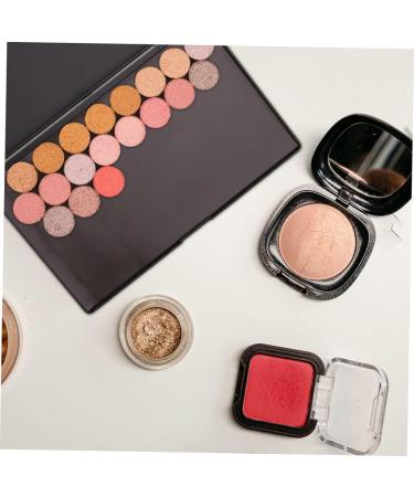 Housoutil Eyeshadow Metal Pans 4pcs Diy Eyeshadow Palette Packing Box Abs Eye Shadow Case 15x10x0.80cmx4pcs Blackx4pcs - Buy Online on GoSupps.com