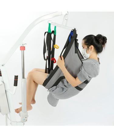 Patient Lifter Heavy Duty Transfer Belt Divided Leg Shower Sling Universal Handicap Lift Commode Sling with 4 Point Support Tranfer Sling for Patients Shower Bath for Elderly Disabled Grey - Buy Online on GoSupps.com
