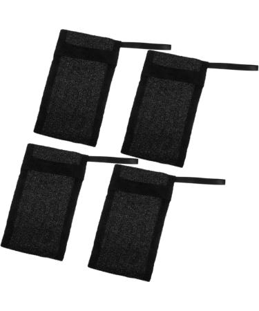 Didiseaon 12 Pcs Soap Foaming Mesh Bag Bar Soap Bag Soap Sack Saver Pouch Soap Sock Soapdish Nylon Fiber Black - Buy Online on GoSupps.com