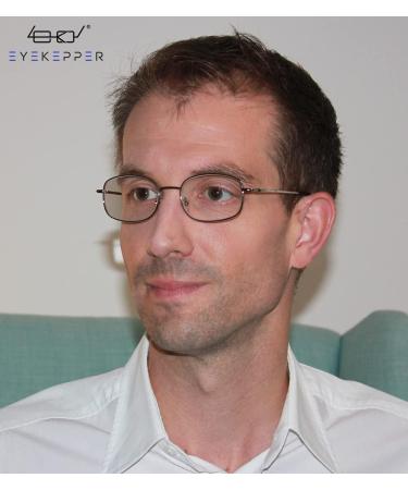 Eyekepper Metal Frame Reading Glasses - Spring Hinge 4 Pack Silver +2.25 | Stylish & Durable Eyewear for International Shipping - Buy Online on GoSupps.com