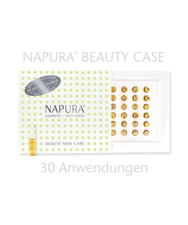 Napura Detox Tea Power Ampoules | Hyaluron Face Care for Dry Skin | Hydrating Facial Treatment 30x2ml - Buy Online on GoSupps.com