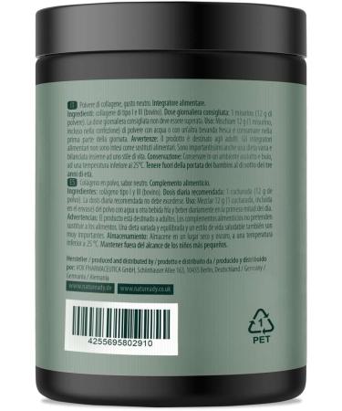 Natuready Collagen Peptide Powder - High Dose Type I & III No Added Sugar 3 Flavors 24 Portions - Laboratory Tested Tasteless & Neutral - Buy Online on GoSupps.com