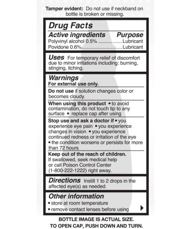 Stye Relief Eye Drops | Sterile Lubricant Formula | 0.5oz - Buy Online on GoSupps.com