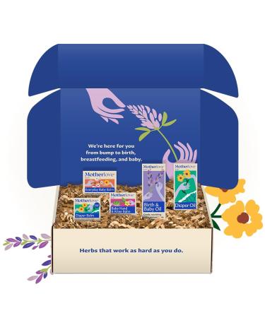 Motherlove Baby Body Care Gift Box | Clean Safe Essentials for Newborns Infants & Toddlers - Perfect Baby Shower Gift & Nursery Must-Have - Buy Online on GoSupps.com