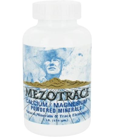 Mezotrace Calcium Magnesium Powdered Minerals - 1 lb | Premium Mineral Supplement - Buy Online on GoSupps.com