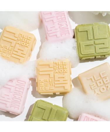 Overcome Soap CICA 3.5 oz - Natural Handmade Cold Process Soap with Centella Asiatica | Best Handmade Soap Bar for Skin Care - Buy Online on GoSupps.com