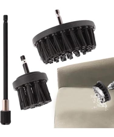 Skoulazeo Drill Brush Attachments for Cleaning | Power Scrubber Cleaning Brush Extended Long Attachment Set - All-Purpose Scrub Brushes Kit for Grout Floor Tub Tile Bathroom - Buy Online on GoSupps.com