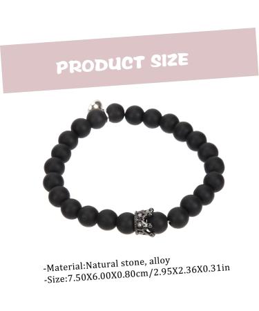 TENDYCOCO 2 Pairs Glass Miss Wrist Chain Letter 7.5x6cmx2pcs Assorted Colorx2pcs - Buy Online on GoSupps.com