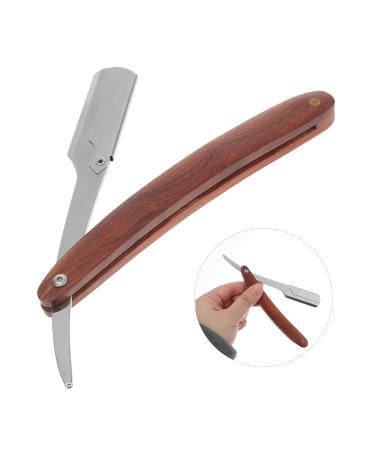 Buy Stainless Steel Shaving Razor for Men - Premium Straight Barber Trimmer & Facial Spatula | International Shipping Available - Buy Online on GoSupps.com