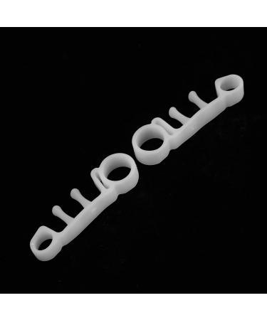 Toe Separator Corrector 10 Pairs Unisex Hallux Valgus Hammer Toe Tool - White - Buy Online on GoSupps.com