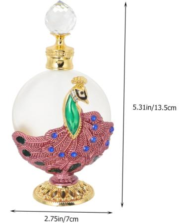 COLLBATH Glass Sample Vials Glass Perfume Container Empty Scent Bottle Perfume Sample Bottle Fragrance Container Retro Frosted Perfume Bottle Glass Aroma Bottle Household Fancy Travel Metal - Buy Online on GoSupps.com