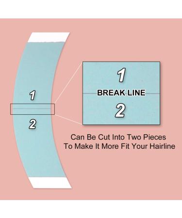 Lace Front Wig Tape - 36 Double Sided Waterproof Adhesive Strips for Hair Extensions & Toupees - Buy Online on GoSupps.com
