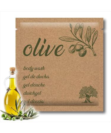GPQ GESPROQUIMIA SL GPQ OLIVE shower gel 400 pieces x 8 g 93 natural origin amenities hotel with olive oil without parabens for hotel rural house apartment cruise B & B etc