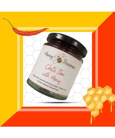 Honey Bee Preserves Jams Marmalades Pick N Mix - Choose From 8 Flavours | Mint Sauce Strawberry Plum-Jam Gooseberry-Jam Blackcurrant Orange-Marmalade - Pack of 6 - Buy Online on GoSupps.com