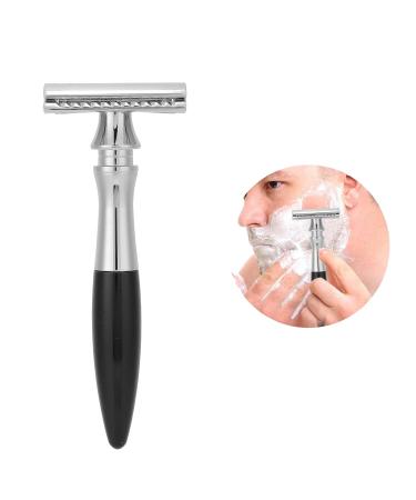 Double Edge Blade Retro Safety Razor - Foldable Stainless Steel Men's Hand Razor (Black) | Razor Epilation Device & Accessories for Hair Removal - Buy Online on GoSupps.com