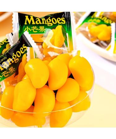 Ready to eat Mango flavored soft candy Fruit juice fudge New Year's casual snacks Delicious and sweet candy Healthy and nutritional candy Mango cake snacks gift pack (100g*1) - Buy Online on GoSupps.com