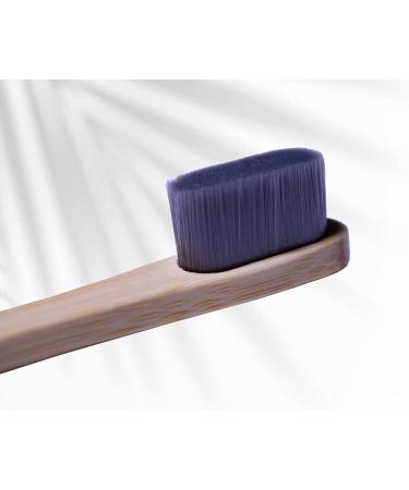 Natureverr Bamboo Toothbrushes - Eco-Friendly Biodegradable Natural Wooden Charcoal Toothbrush Set (4 Pieces) for Daily Use - Buy Online on GoSupps.com