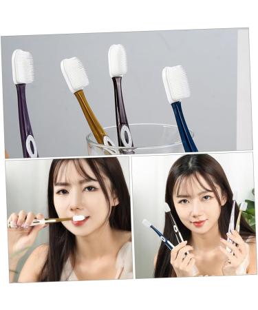 ULTECHNOVO 3 Sets Miniature Nano Toothbrush Replacement Heads - Charcoal Travel Toothbrush Tool (4pcs) - Buy Online on GoSupps.com