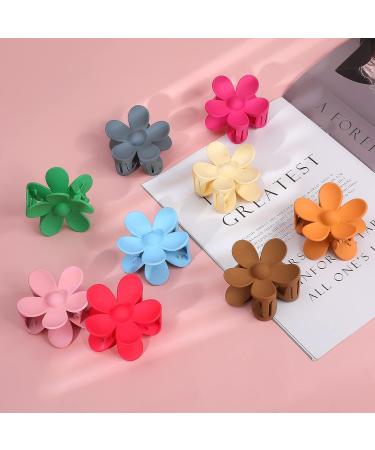 MINXIAN Matte Flower Hair Claw Clips for Women and Girls - 20PCS in 20 Colors - Buy Online on GoSupps.com