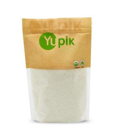 Yupik Organic Desiccated Coconut Fine 450 g 6 Count Non-GMO Vegan Gluten-Free Kosher Finely Ground Unsweetened No Added Sugar Oil-Free Source of Fiber Healthy Snacks Ideal for Baking 2.6 kg