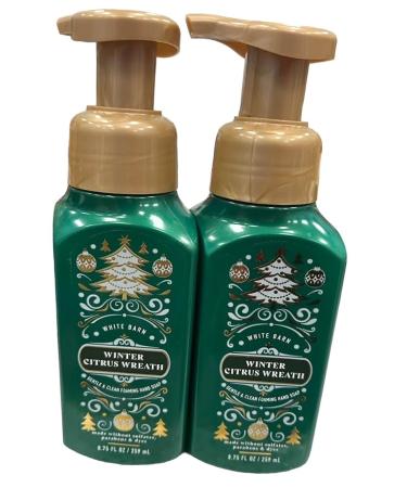 Bath and Body Works 2 Pack Winter Citrus Wreath Gentle Foaming Hand Soap 8.75 Oz - Buy Online on GoSupps.com