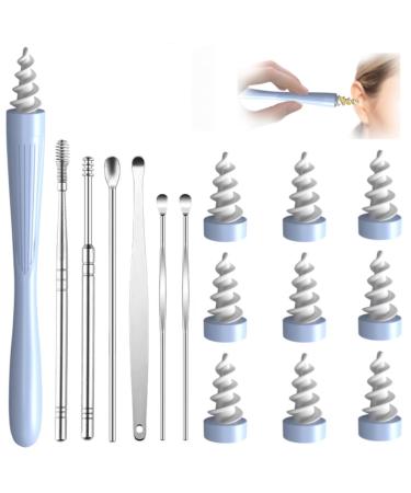Ear Wax Removal Tool 2025 Ear Wax Removal Reusable and Washable Replacement Soft Silicone Tips for Cleaner Earwax Ear Wax Removal Kit Contains 7 Types of Ear Cleaner Tools