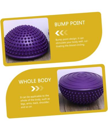 Beavorty Durian-Ball Portable Foot Massage Device - Relaxing Lacrosse Massage Balls for Plantar Fasciitis & Arm Relief - Violet PVC - 16x16x8cm Purple - Buy Online on GoSupps.com