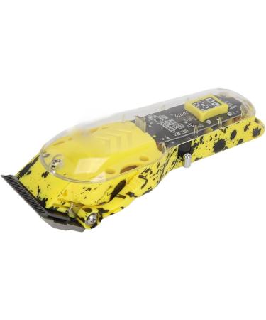Transparent Electric Hair Clipper - Premium Yellow Hair Trimmer for Salons | International Shipping - Buy Online on GoSupps.com