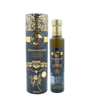 Black Cumin Oil 250 ml unfiltered glass bottle cold pressed natural black cumin oil