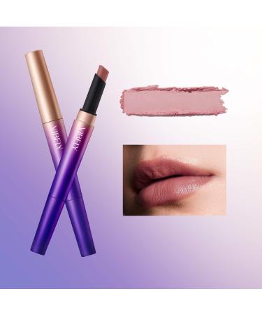 Mimore Lip Liner Double-ended Lipstick Long Lasting Waterproof Moisturizing Easy to Color Lipstick Pencil Super Pigment Makeup Lip Pencil (3)
