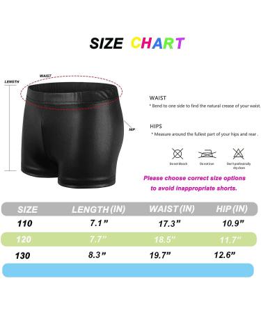 Girls' Sparkle Dance Gymnastics Shorts - Set of 2 | Kids Athletic Wear 5T - Buy Online on GoSupps.com