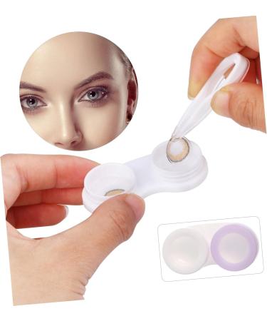 Buy SOLUSTRE 4pcs Contact Lens Case with Mirror - Invisible Travel Storage Tank - Durable Plastic - International Shipping Available - Buy Online on GoSupps.com