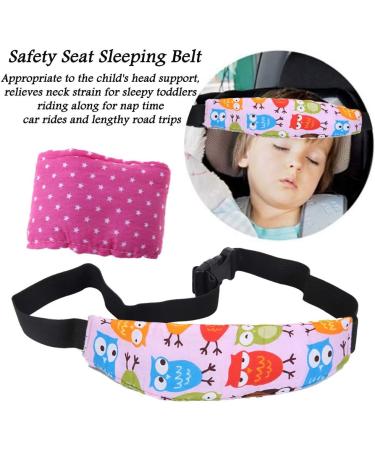 Silence Shopping 2 Pcs Baby Car Seat Neck Relief Head Support - Pink - Buy Online on GoSupps.com