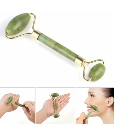 Buy Jade Roller for Face | Premium Facial & Neck Massager for Enhanced Skin Care - Perfect for Serums Creams & Oils - Buy Online on GoSupps.com