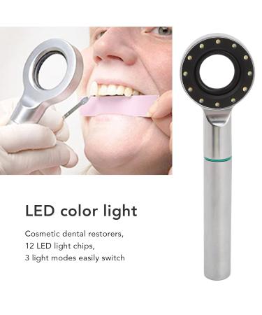 Base Light Oral Shade Matching LED Lamp - Tricolor Tooth Colorimetric Light with 12 Chips for Perfect Tooth Shade Matching | International Shipping Available - Buy Online on GoSupps.com