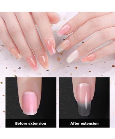 Warm Girl Builder Nail Gel For Nails Kit 36W UV/LED Nail Lamp 3 Colors UV Nail Gel 12Pcs Glitter Powders Top Coat Nail Brush Nail Tips Nail Art Set 267 - Buy Online on GoSupps.com