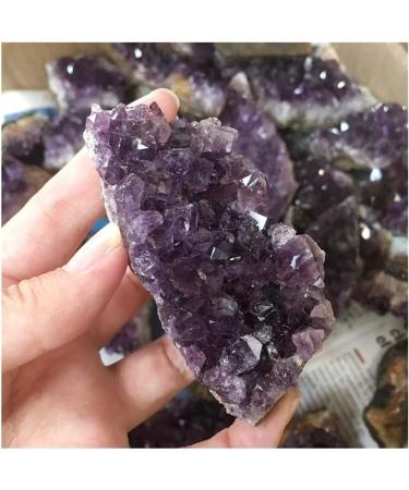 Natural Raw Amethyst Quartz Purple Crystal Cluster Stones Specimen Home Decoration Crafts Decoration Ornament Beautiful Crystal Cluster (Size : 150-180g) - Buy Online on GoSupps.com