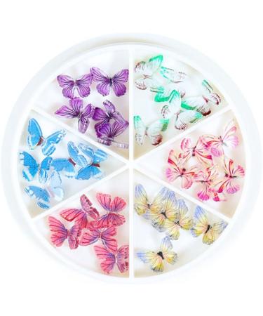 Nail Art Decorations 3D Colorful DIY Resin Jewelry Nail Art Rhinestones Decoration Nail Ornaments Diy Manicure Accessories 30PCS Style1 nail art decorations - Buy Online on GoSupps.com