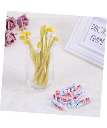 JECOMPRIS Travel Toothbrush Set - 30 Disposable Toothbrushes with Travel Tissue | Hotel Supplies & Portable Oral Care - Buy Online on GoSupps.com