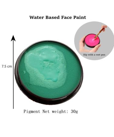 Buy Karlor Dark Green Aqua Makeup 30g - Professional Water-Based Face & Body Paint for Halloween Carnival & Cosplay - Buy Online on GoSupps.com