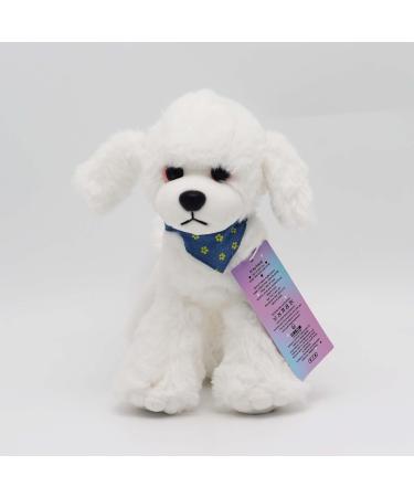 Heionia Kawaii Dog Plush Toy - Cuddly 20cm White Teddy for Kids | Perfect Gift for Girls - Buy Online on GoSupps.com
