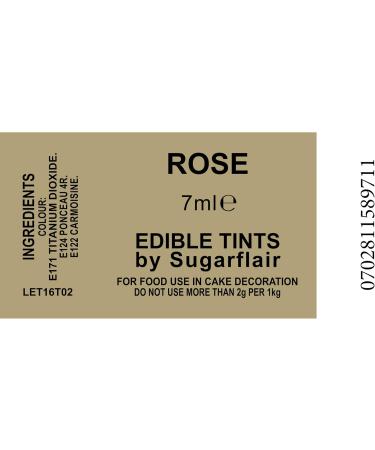 Sugarcraft Sugarflair Colour Blossom Tint Powder Dust Rose 7ml - Buy Online on GoSupps.com