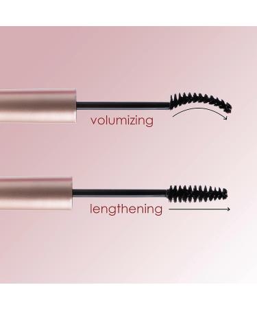 Nicole Miller Mascara Duo - Volumizing & Lengthening Black Mascara Set (2 Pack) for Women & Girls - Buy Online on GoSupps.com