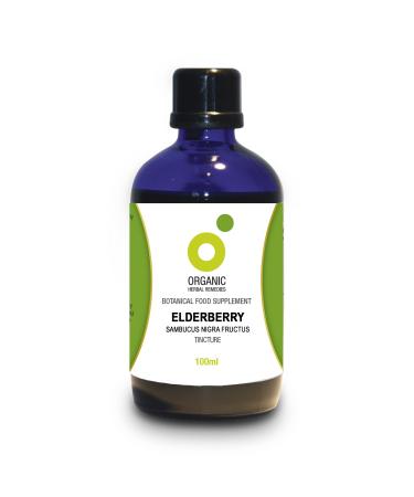 Organic Herbal Remedies 100ml Elderberry Tincture