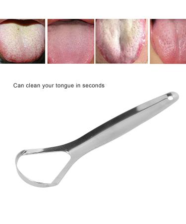 Buy Adult Tongue Scraper 2 Pack - Portable Reusable Stainless Steel Breath Freshener | International Shipping Available - Buy Online on GoSupps.com