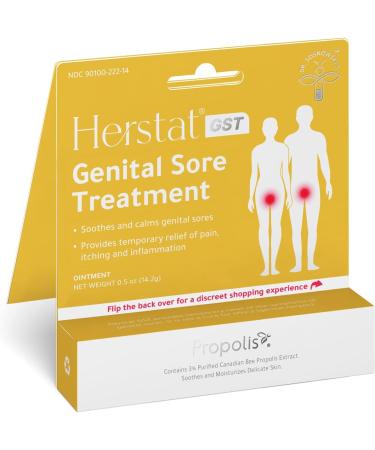 Herstat GST Genital Sore Treatment | Fast Relief from Genital Herpes Symptoms - Buy Online on GoSupps.com