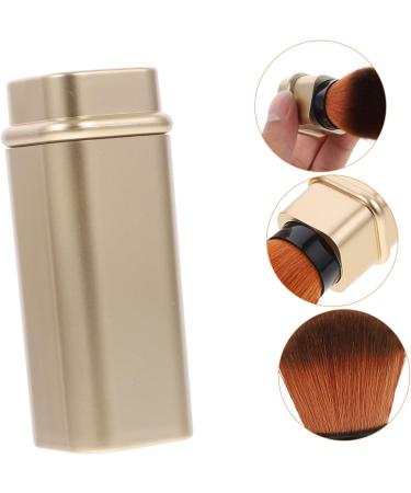 FOMIYES professional makeup fashion blush brush cosmetics brush powder brush paint highlight 2.7*2.7cm Golden - Buy Online on GoSupps.com