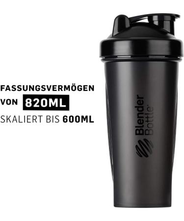 BlenderBottle Classic Shaker 820ml - BPA Free Protein & Water Bottle with Blender Ball - Perfect for Fitness & Nutrition - Buy Online on GoSupps.com